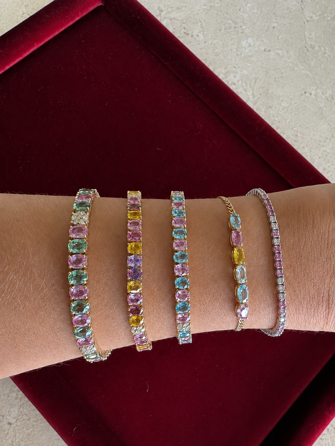 Tennis Bracelets Confetti