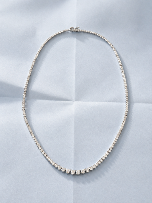Tennis Necklace Gradient 5.5ct