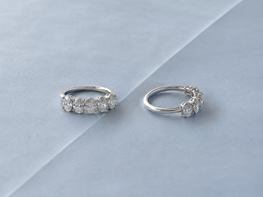 Anillo Half Eternity Band