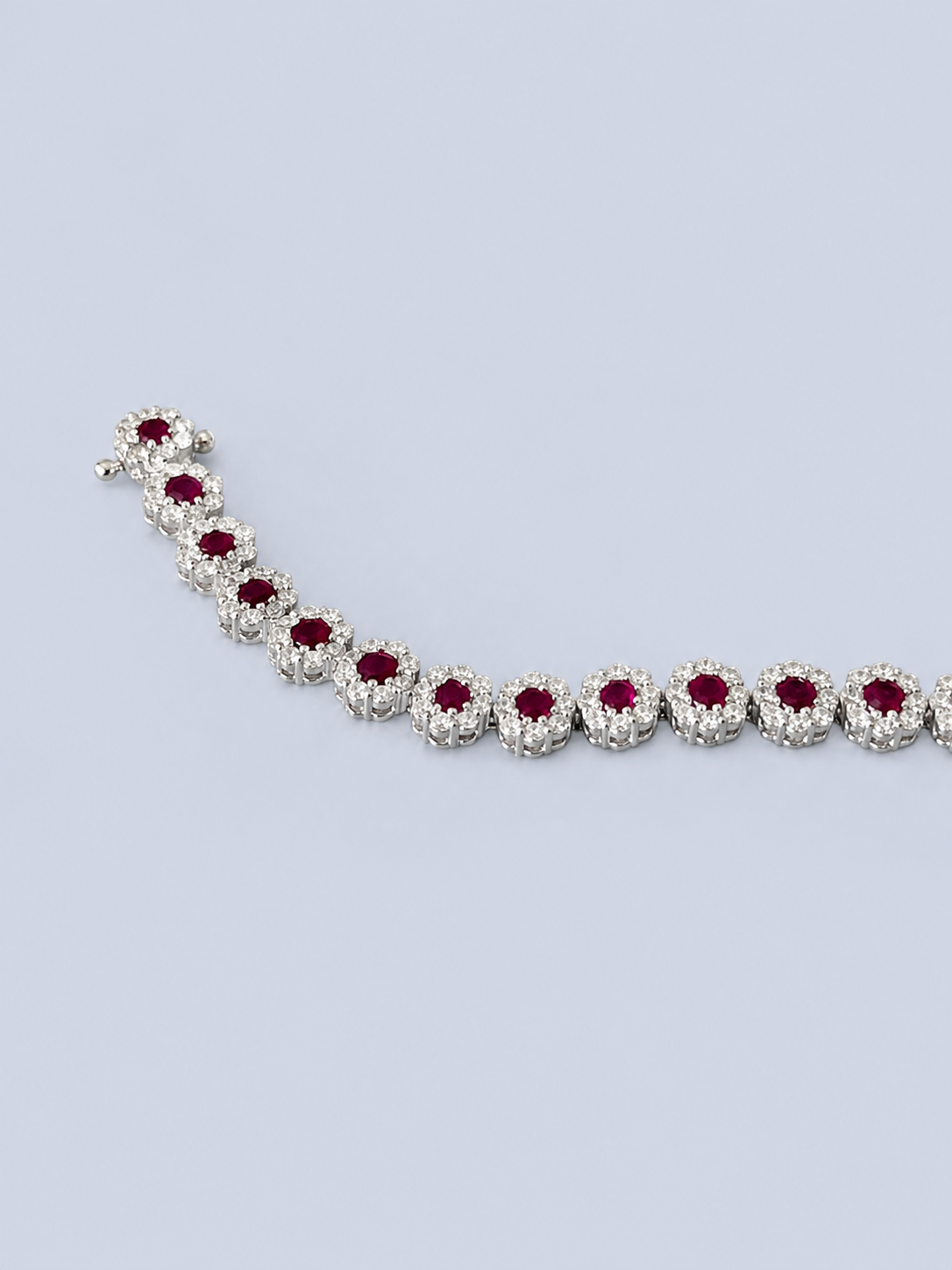 Tennis Bracelet Flower