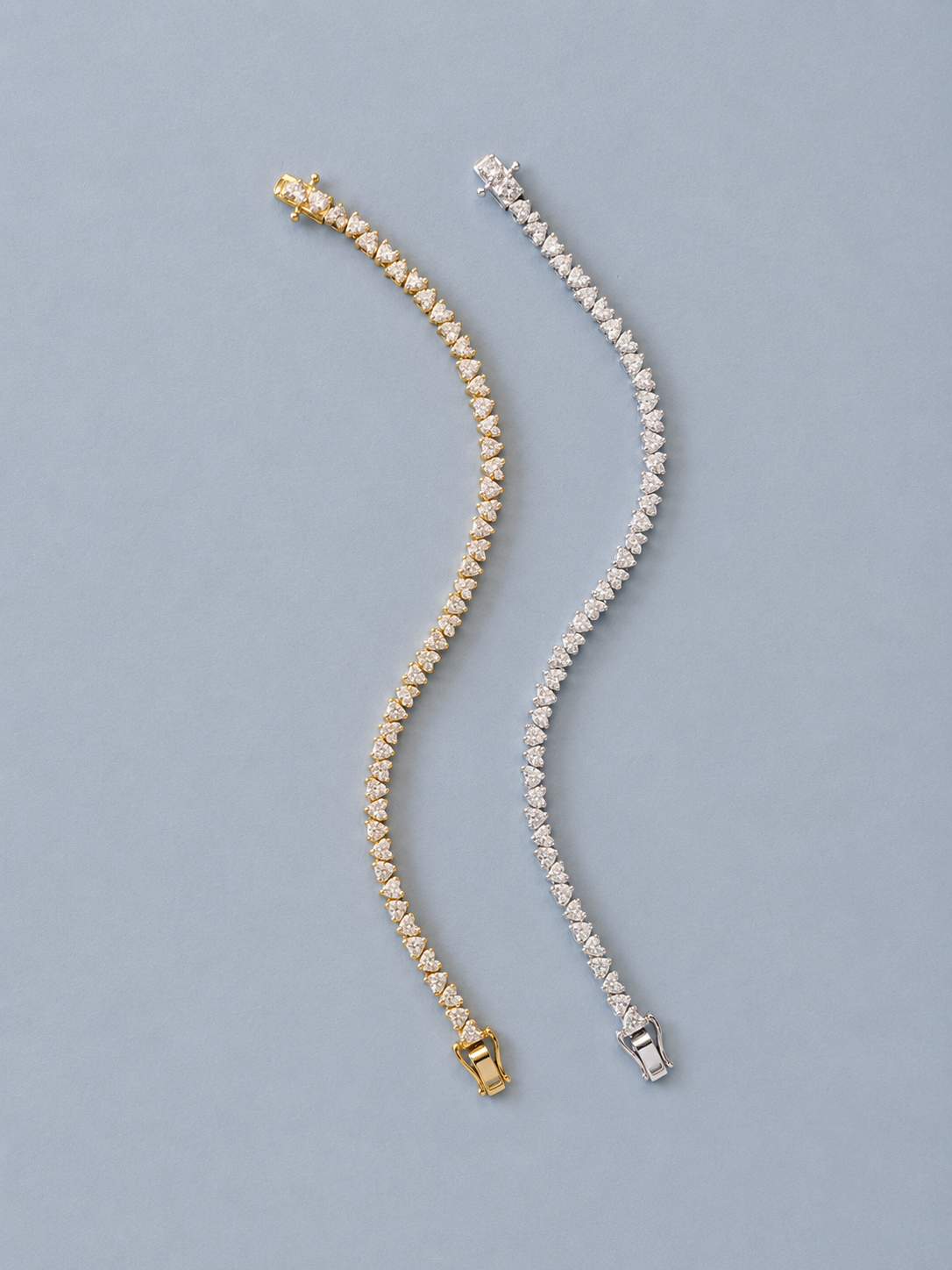 Tennis Bracelets Hearts